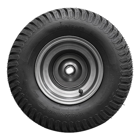 Antego 18 x 8.5-8 in Lawn Mower Tire & Wheel Assembly, Ariens Gray, 2 PK A8638010810304188508