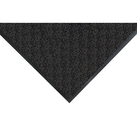 M A Matting MicroLuxx Mat, Brown/Black 4' x 6', Smooth Backing 12014846150