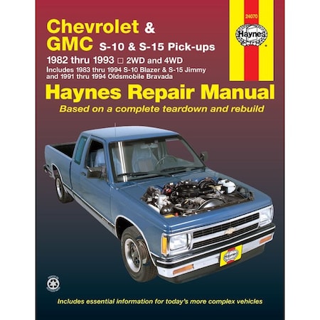 Haynes Manuals CHEV S10 & GMC S15 82-93 24070