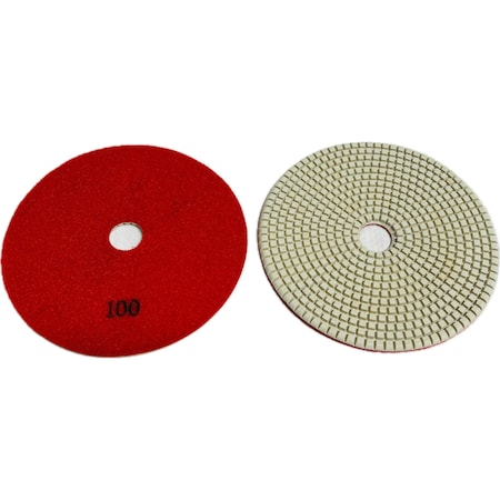 Vantage Product Flexible Risen Bond Dry Polishing Pad, Concrete Finishing, 7'' R-FB70100