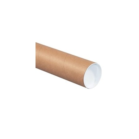 Bubblefast 3 x 24'' Kraft Heavy-Duty Tubes with Caps, 24PK BFP3024KHD