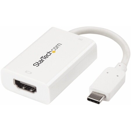 Startech.Com USB C to HDMI 2.0 Adapter Power Delivery CDP2HDUCPW