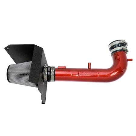 Hps Performance Air Intake Kit with Heat Shield, Red,  827-707R