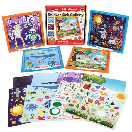 Ready 2 Learn Sticker Art Gallery Kit CE10059