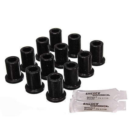 Energy Suspension Leaf Spring Bushing, Black; Polyurethane 8.2105G