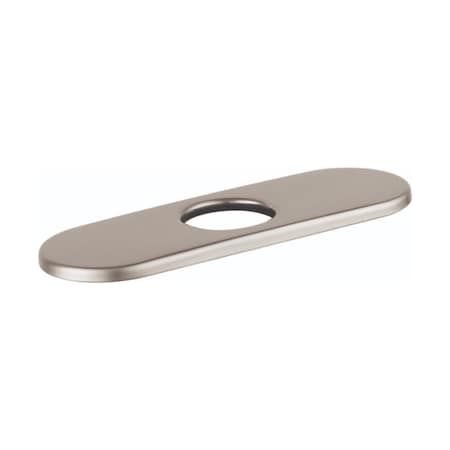 Hansgrohe Accessories Base Plate for Traditional Single-Hole Faucets, 6" in Brushed Nickel 14018821
