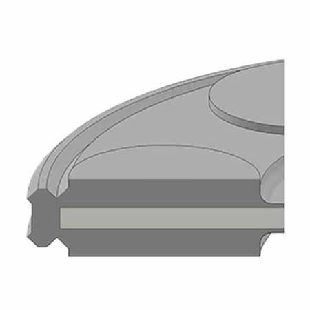 Hercules Sealing Products MDPC-57-050, PC-70NBR-50X10X14, PISTON CUPS MDPC-57-050