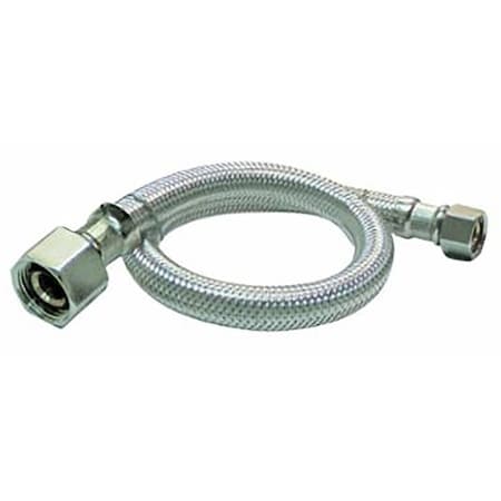 Plumb Pak EZ Series Sink Supply Tube, 1/2 in Inlet, Flare Inlet, 1/2 in Outlet, FIP Outlet, 30 in L PP23849