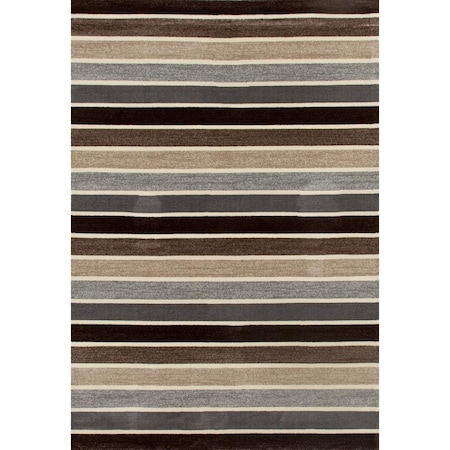 Art Carpet 9 x 13 ft. Troy Collection Mainline Woven Area Rug, Brown 25702