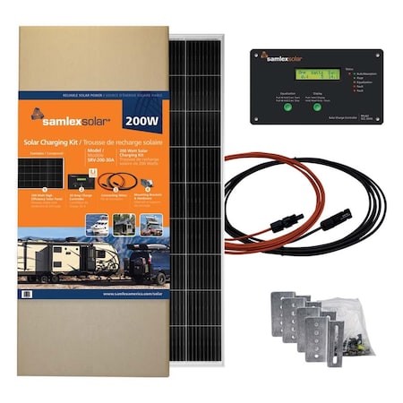 Samlex America 200 watt Solar Charging Kit S6A-SRV20030A