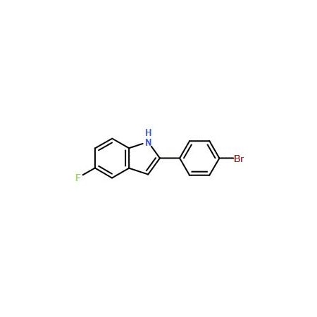Ak Scientific 2-(4-Bromophenyl)-5-fluoroindole (5g), CAS 885266-74-0 1815AF-5g