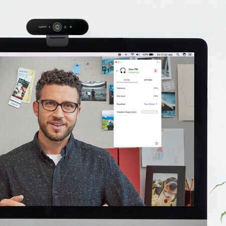 Logitech ZONE 750 WIRED HEADSET WITH ADVANCED NOISE-CANCELLING MIC 981-001103