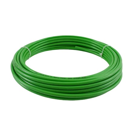 Mytee Products Air Line 1/4 in OD x 50 ft Green SAE J844 Nylon Air Brake Tubing DOT Approved MP-ABT-1924-04-T
