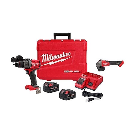 Milwaukee Tool M18 HAMMER DRILL KIT+M18 BRAKING GRINDER 2904-22, 2889-20