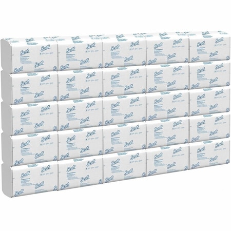 Scott Scottfold Multifold Paper Towels, 7.8" x 12.4" sheets, White, (175 Sheets/Pack), 25PK 01960