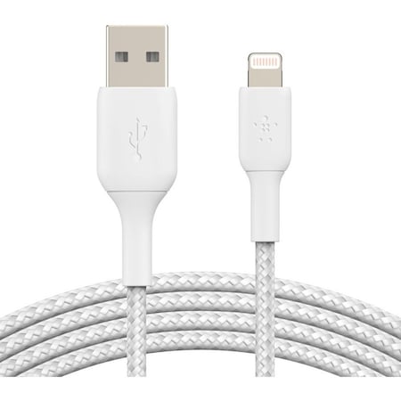 Belkin BOOST CHARGE BRAIDED LIGHTNING TO USB-A CABLE CAA002BT2MWH