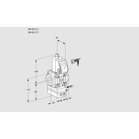 Honeywell Kromschroder VAG125R/NWAE KS88005596