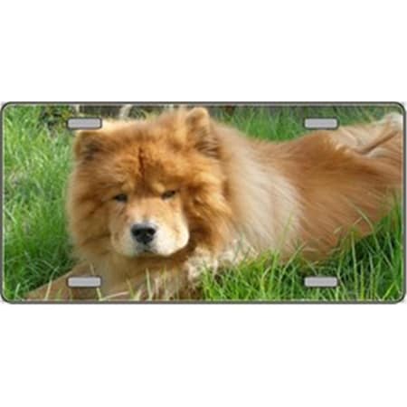Powerhouse Chow Chow Dog Pet Novelty License Plates- Full Color Photography License Plates PO519235