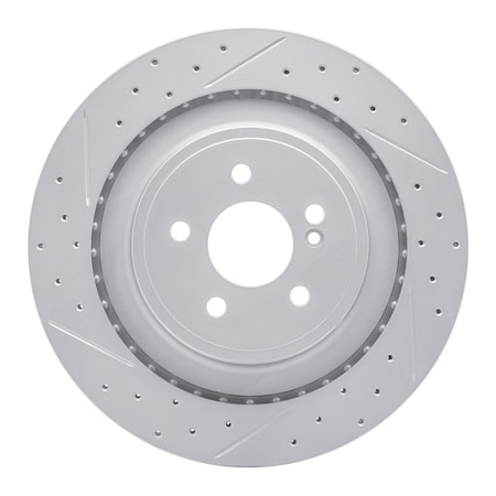 Dynamic Friction Co DFC Geoperformance Rotor - Drilled and Slotted 830-63094L