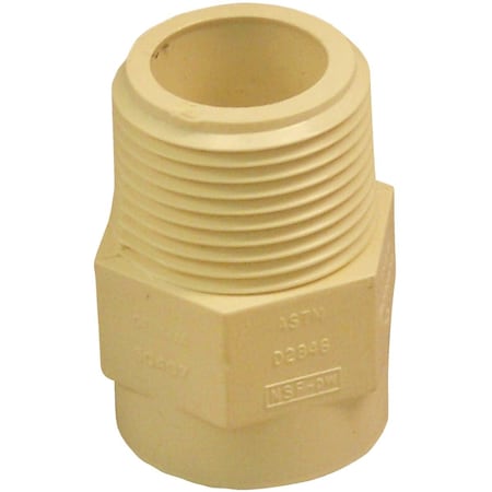 Charlotte Pipe And Foundry 3/4'' Male Thread to CPVC Adapter, 10PK CTS 02109C 0800HA