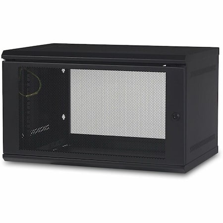 Apc NetShelter 6U Wallmount Rack Enclosure Cabinet, Single Hinged, Switch Depth, Unassembled AR106
