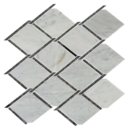 Daltile Lavaliere Natural Stone Chain Link Mosaic, 15.75 Sqft per Carton, 15PK LV15CHNLNKMS1L