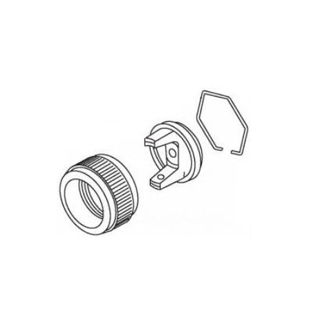 Devilbiss Automotive Refinishing AV-440-777 AIR CAP ASSEMBLY&RING DV192066