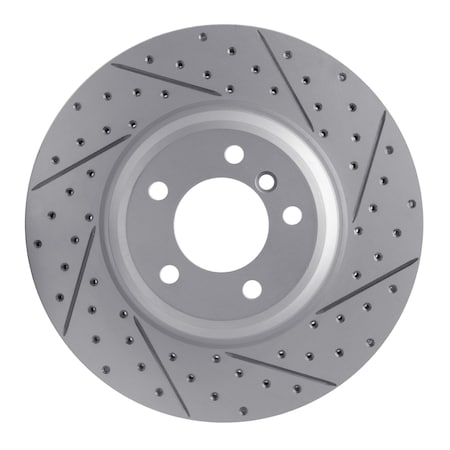 Dynamic Friction Co DFC Geoperformance Rotor - Drilled and Slotted 830-31082R