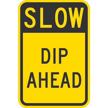 Lyle Slow, Dip Ahead, 12x18, Diamond Grade, Yellow G-2892-DG_12x18