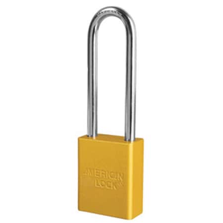 Light House Beauty Aluminum Padlock with 3 in. Shackle, Gold, 6PK LI2145109