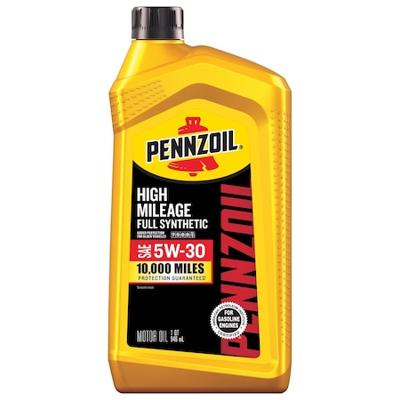 Pennzoil Full Synthetic 5W-30 High Mileage Motor Oil 1 qt 550069993