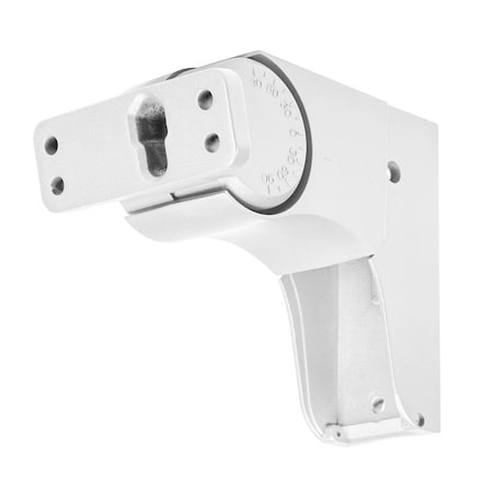 Keystone Adjustable pole mount kit | Suitable for round or square poles | White KT-ALED-PMA-1-KIT-W