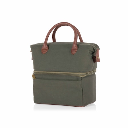 Picnic Time Family Of Brands Urban Lunch Bag Cooler, Green with Brown Accents 511-00-121-000-0