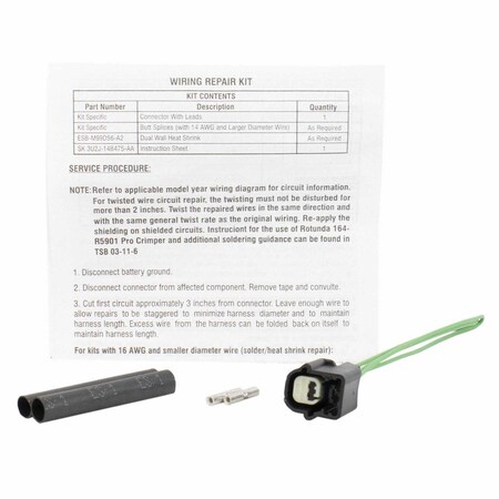 Motorcraft Ambient Air Temperature Sensor Connector, WPT1548