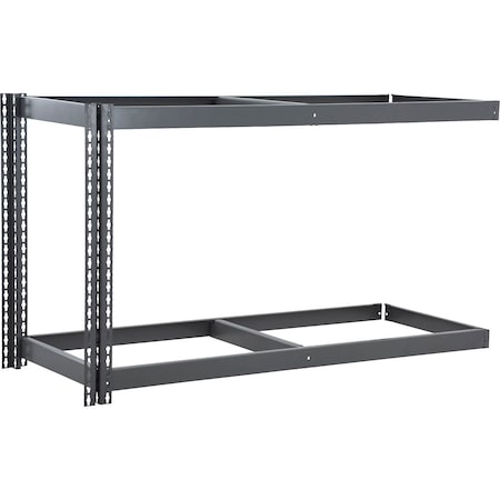 Global Industrial 2 Shelf, Heavy Duty Boltless Shelving, Add On, 72"W x 15"D x 36"H, No Deck B3163952