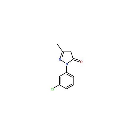 Ak Scientific 1-(3-Chlorophenyl)-3-methyl-1H-pyrazol-5(4H)-one (1g), CAS 90-31-3 0576AB-1g