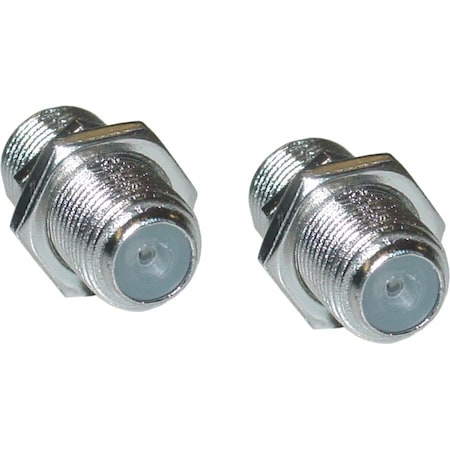 Cable Wholesale F-Pin Coaxial Coupler, Female 200-053