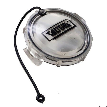 Valterra WASTE VALVE CLEAR CAP, 3IN, BULK T1020CLR