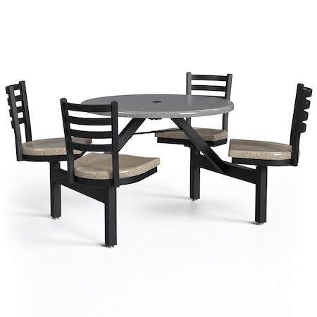 Palmer Hamilton Picnic Table PH-4S36RD-SGBCAP