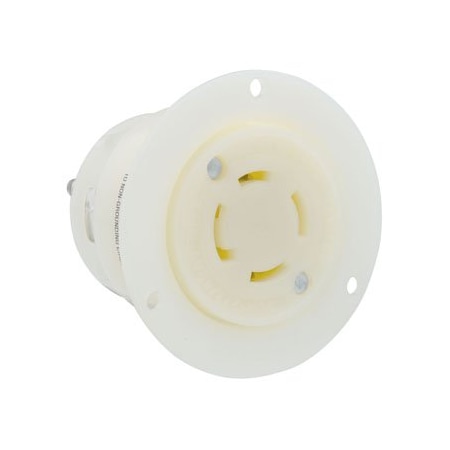 Leviton Industrial Grade Flanged Outlet 30 Amp, 120/208 Volt 3PY 2756