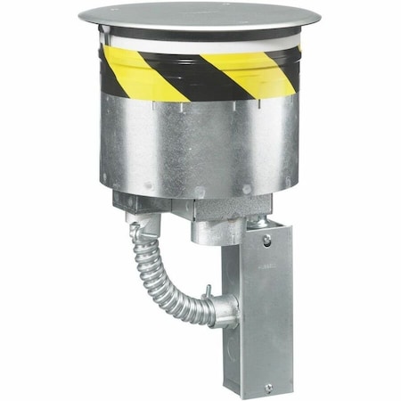 Hubbell Wiring Device-Kellems Recessed 8" Series, Through Floor Fitting Only, (1) S1R8JNC3 fitting box and (1) S1FRPT Hubbell Junction Box, No Sub Plates S1R8PTFIT3