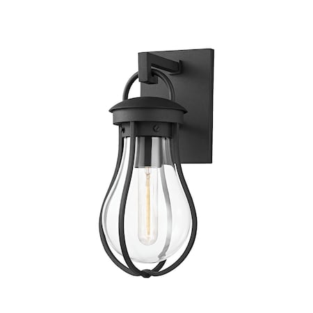 Troy Lighting Becki Owens X Bowie 1 Light Wall Sconce 6.25 In. Textured Black B9314-TBK
