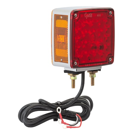 Grote Two Sided Lamp, Side Marker, LH, Red/Yellow G5530