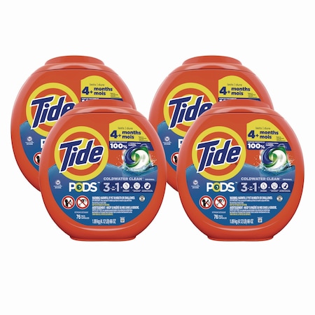 Tide PODS Laundry Detergent, Original, 76 Pods 09165