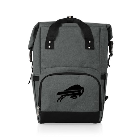 Picnic Time Family Of Brands NFL Buffalo Bills - On The Go Roll-Top Backpack Cooler 616-00-105-044-2