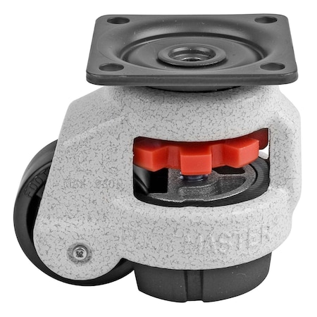 Foot Master Plate Caster, Nylon, 71mm H GD-40-F-NYN