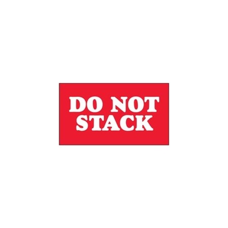 Bubblefast 3 x 5'' - ''Do Not Stack'' Labels BFSCL604