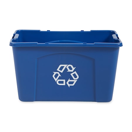 Rubbermaid Commercial GALLON RECYCLING BOX SMFG571873BLUE