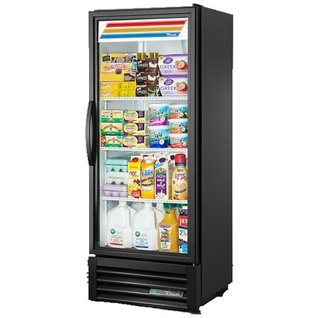 True RefrigeratedMerchandiser, Black, 62-3/8inH GDM-12-HC`TSL01-Black