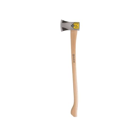Collins Axe 4 lb Single Bit Splitting 35in Wood Handle Brown HM-4HX-C